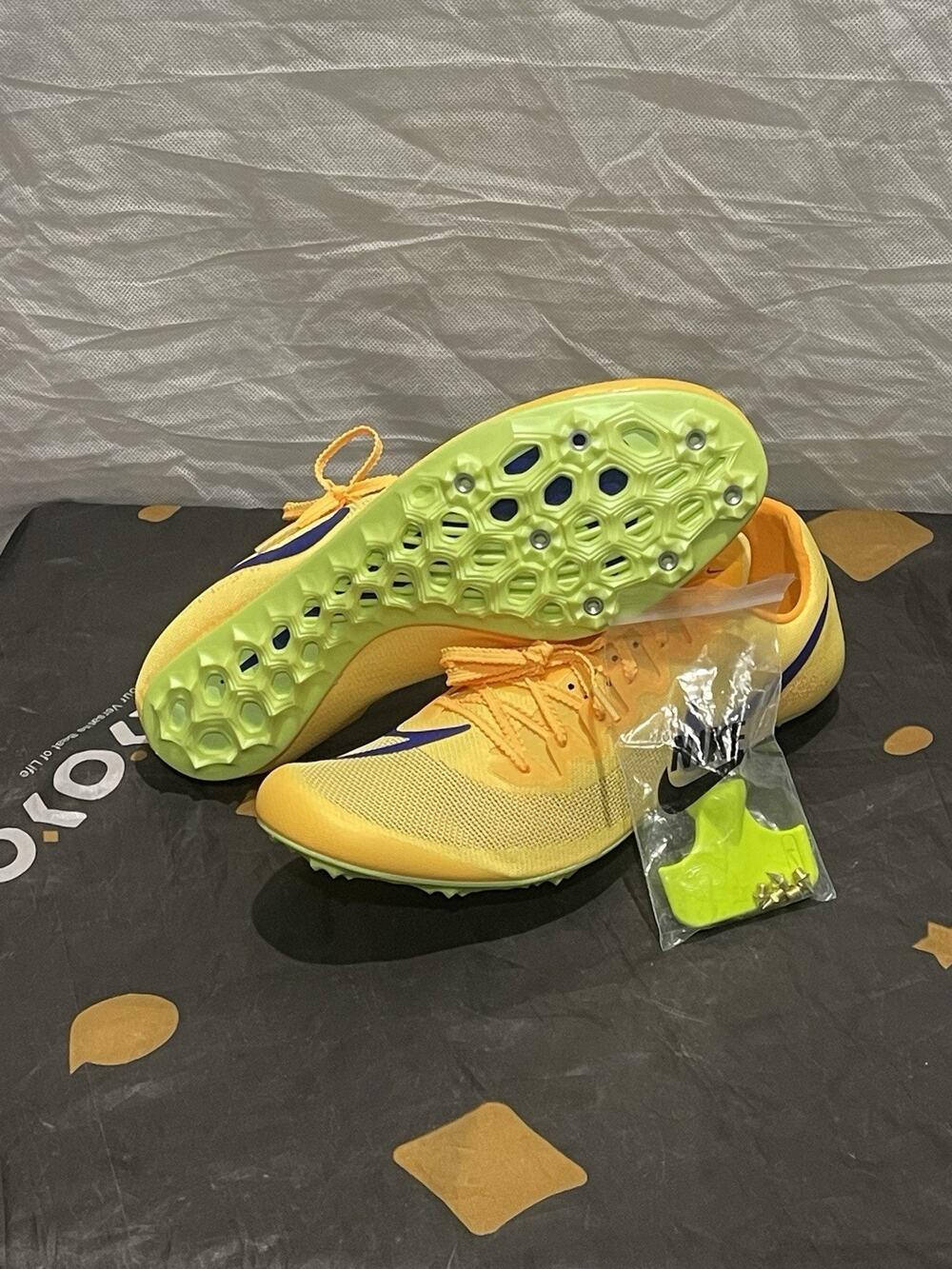 New Men’s 11.5 Nike Zoom JA Fly 4 Citron Pulse Indigo Burst Track DR2741-800